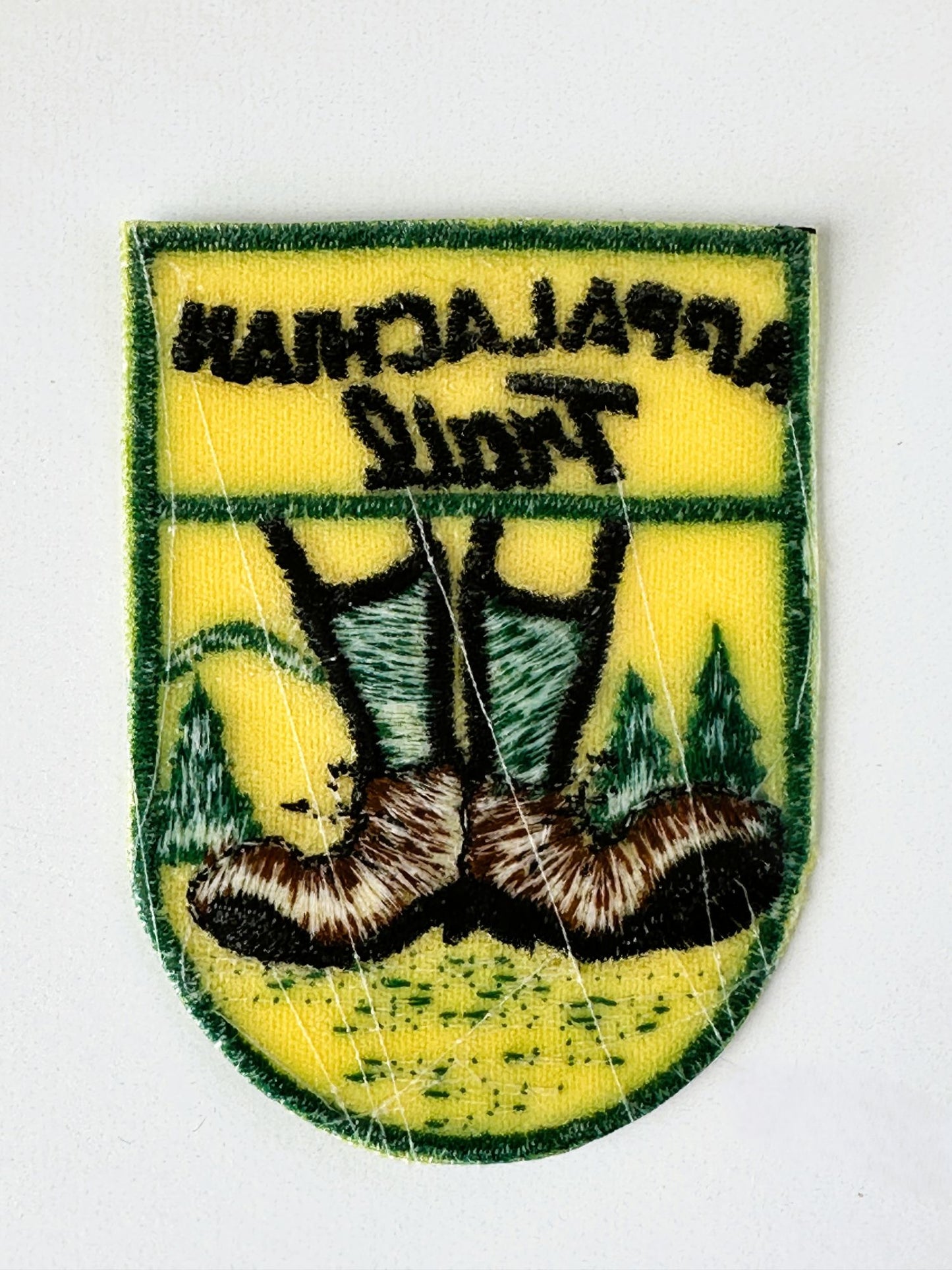 Appalachian Trail Hiking Boots Vintage Patch