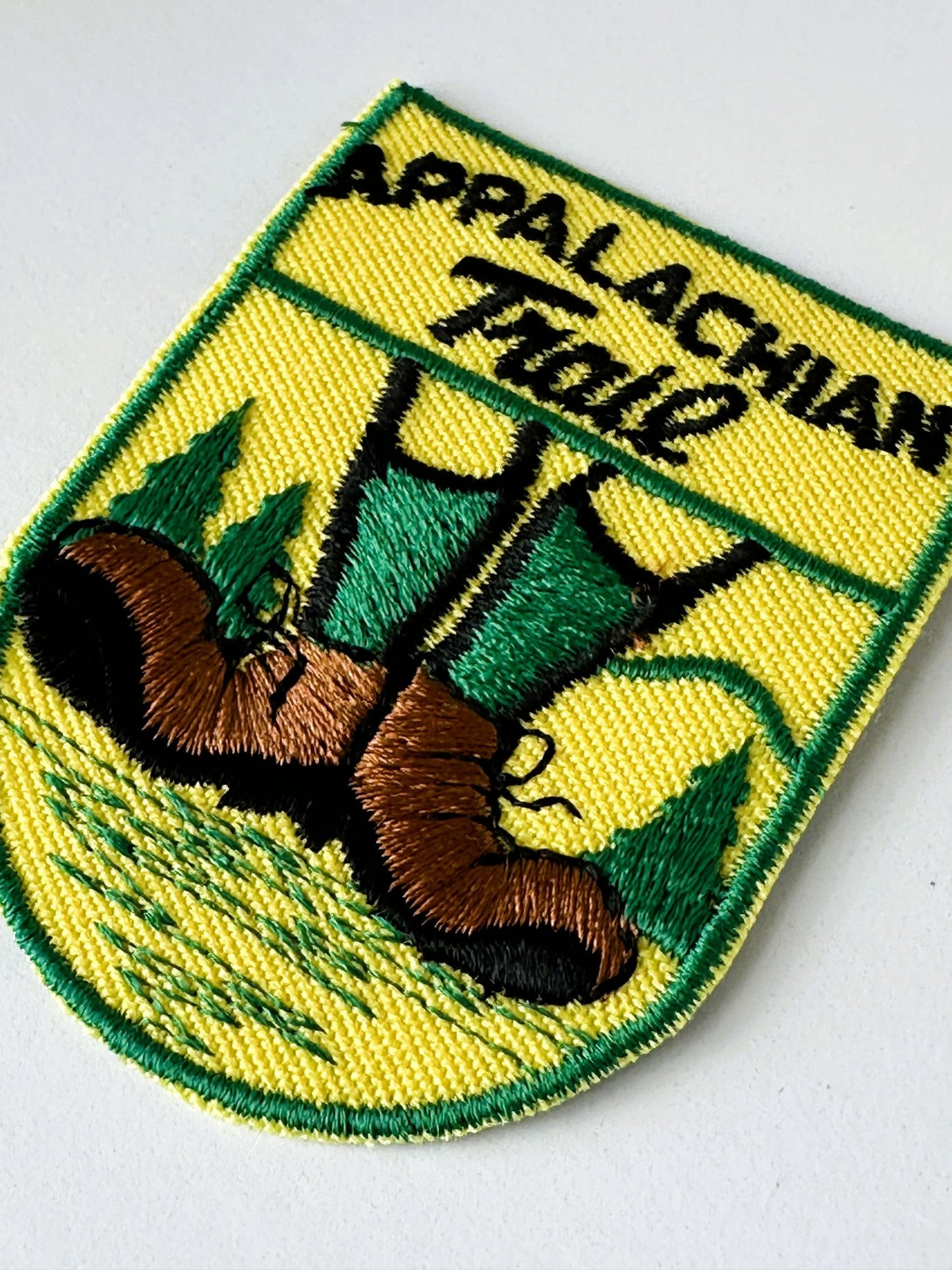 Appalachian Trail Hiking Boots Vintage Patch