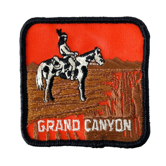 Arizona Grand Canyon National Park Native American Horse Large Vintage Patch