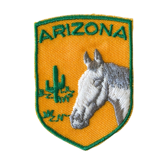 Arizona Horse Yellow Vintage Patch