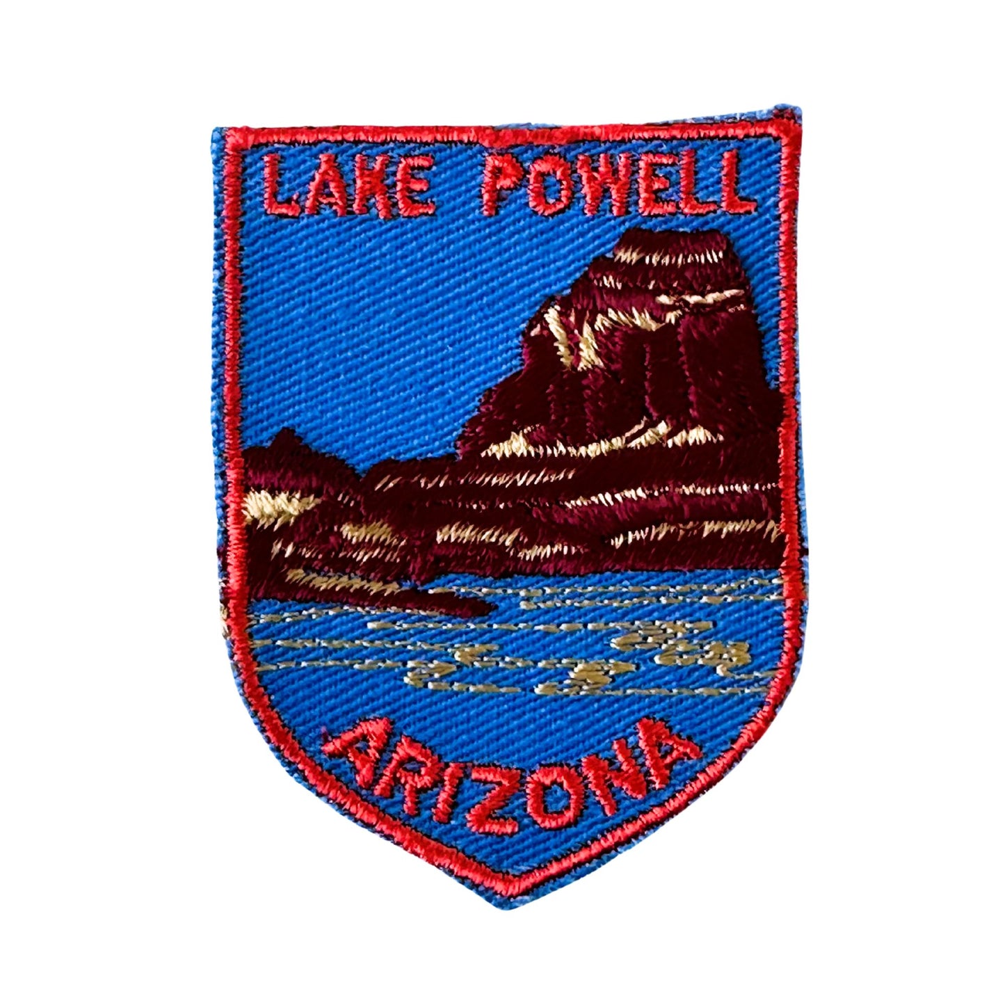 Arizona Lake Powell Blue Vintage Patch