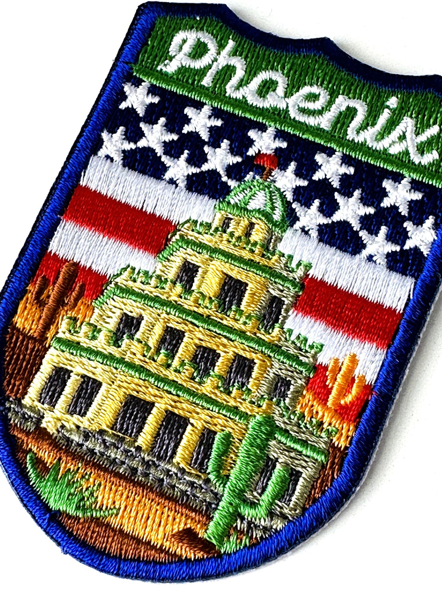 Arizona Phoenix Tovrea Castle American Flag Vintage Patch
