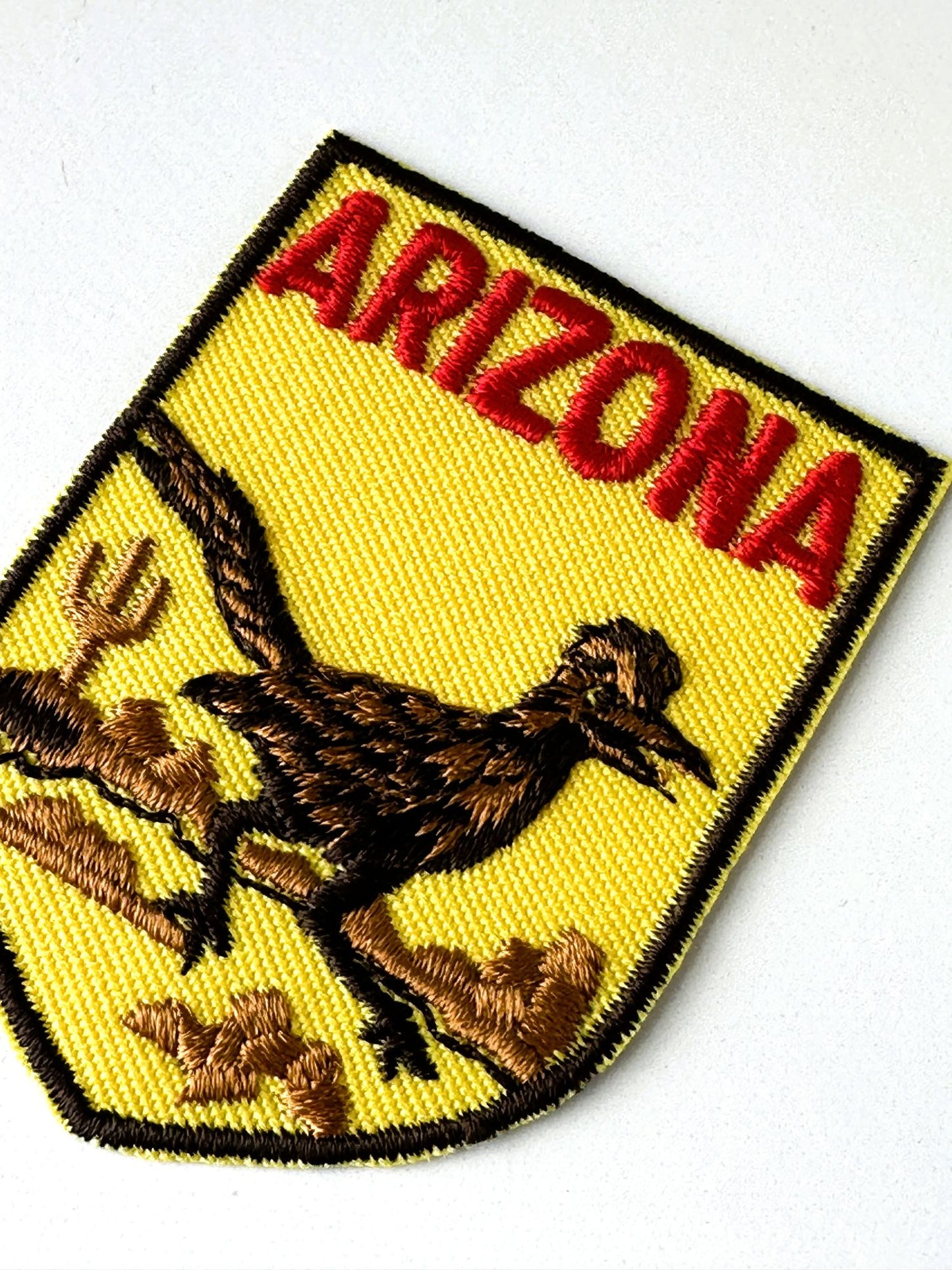 Arizona Road Runner State Bird Vintage Travel Patch