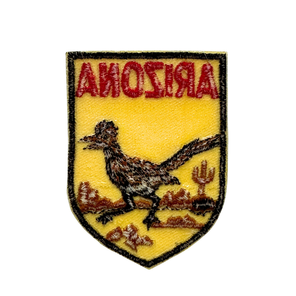Arizona Road Runner State Bird Vintage Travel Patch