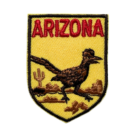 Arizona Road Runner State Bird Vintage Travel Patch