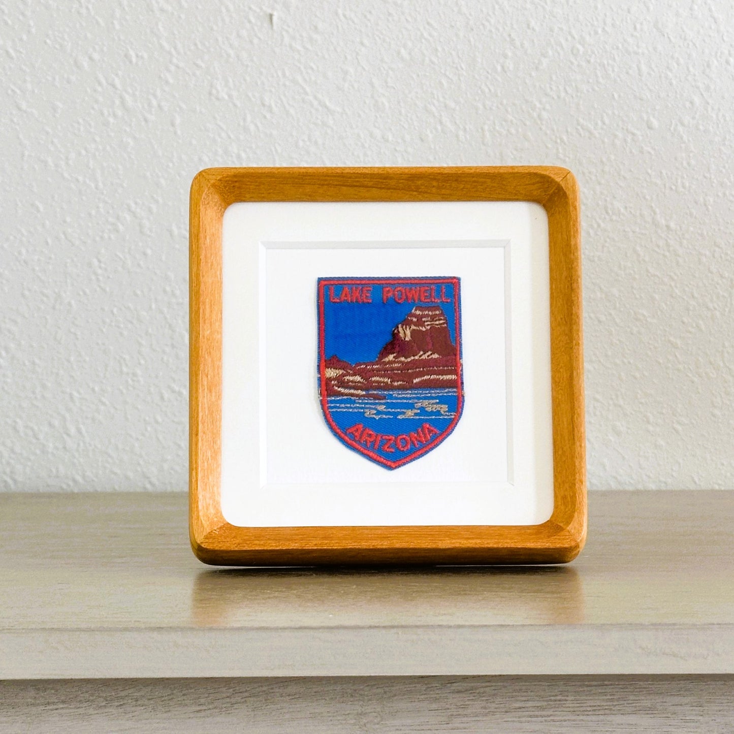 Arizona Lake Powell Vintage Framed Travel Patch