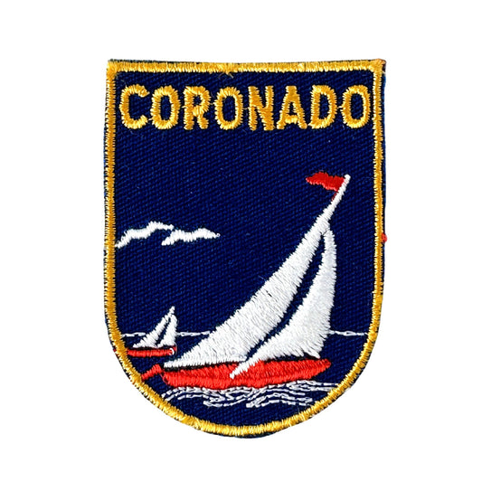 California Coronado Sailboat Vintage Patch