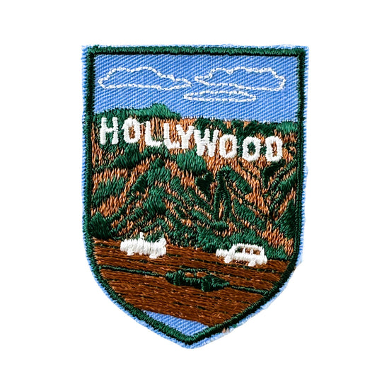 California Hollywood Sign Vintage Patch