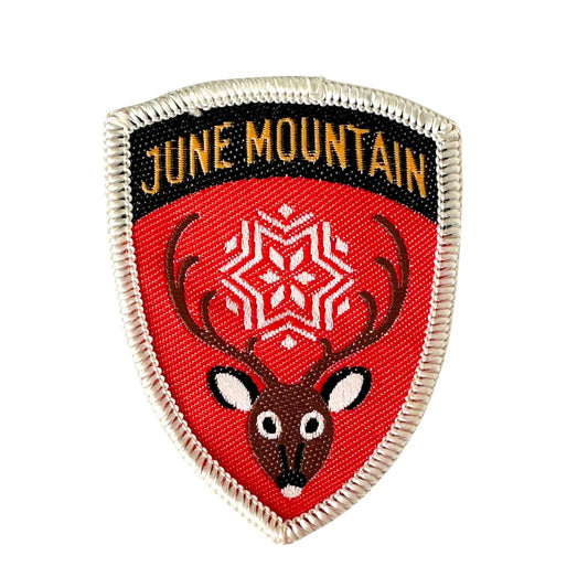 California June Mountain Deer Vintage Patch