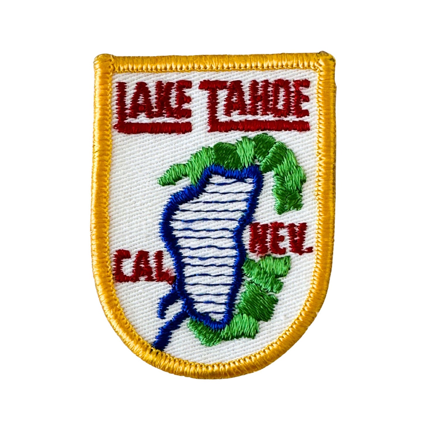 California Nevada Lake Tahoe Vintage Patch