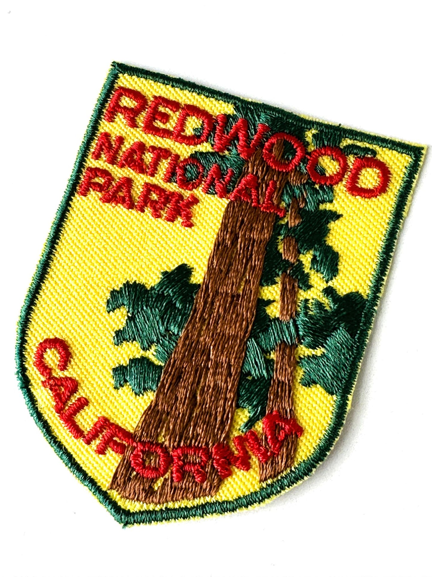 California Redwoods National Park Vintage Patch