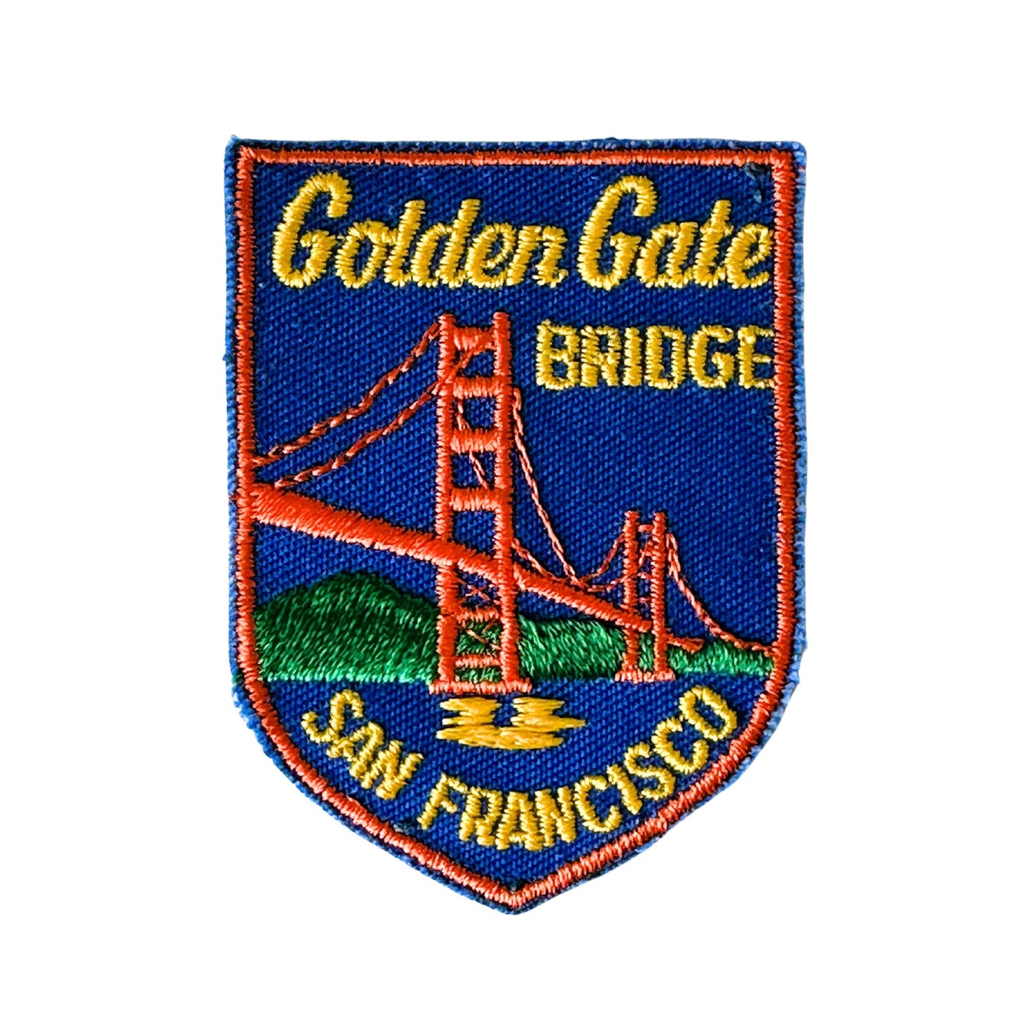California San Francisco Golden Gate Bridge Vintage Patch