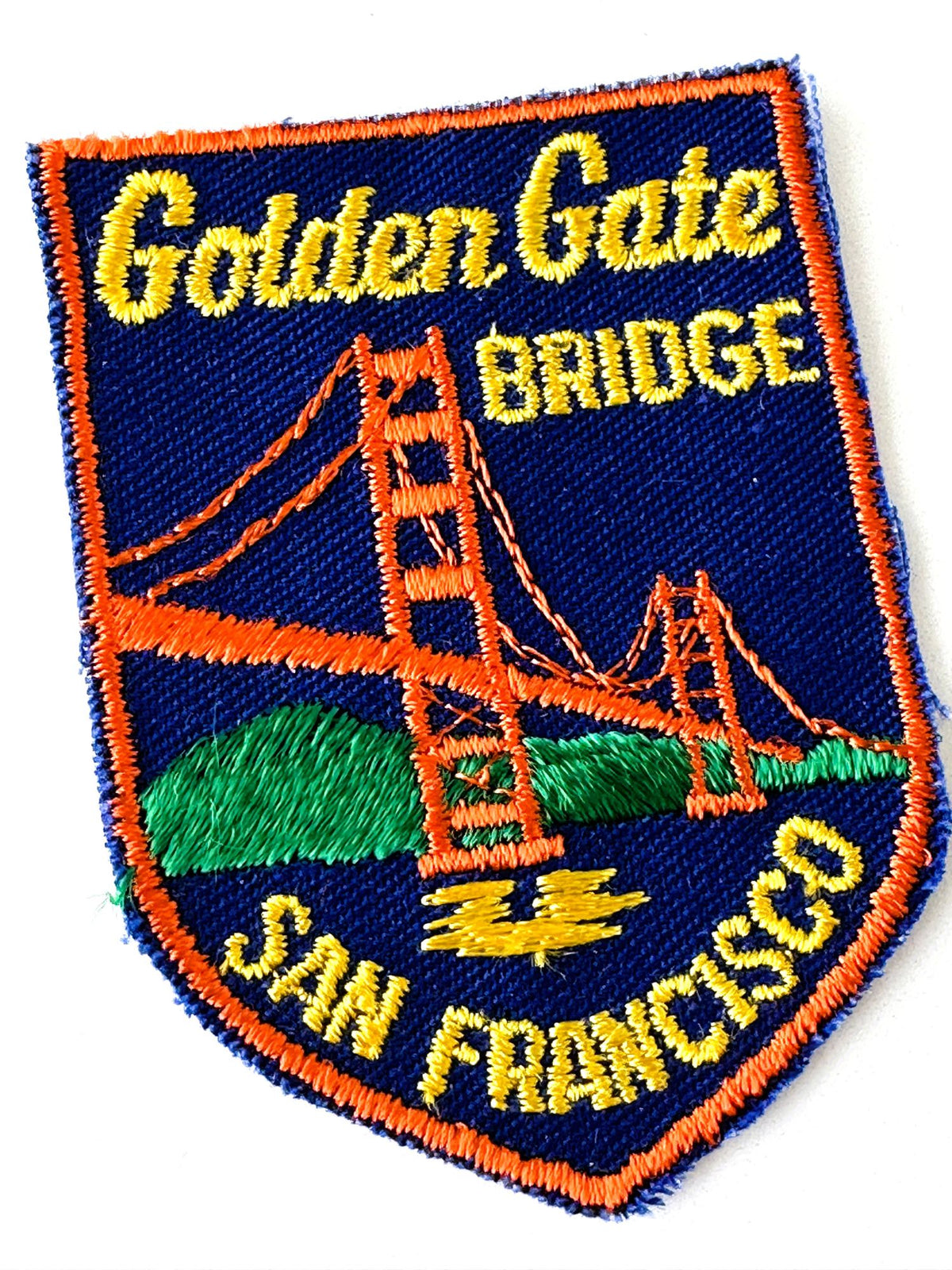California San Francisco Golden Gate Bridge Vintage Patch