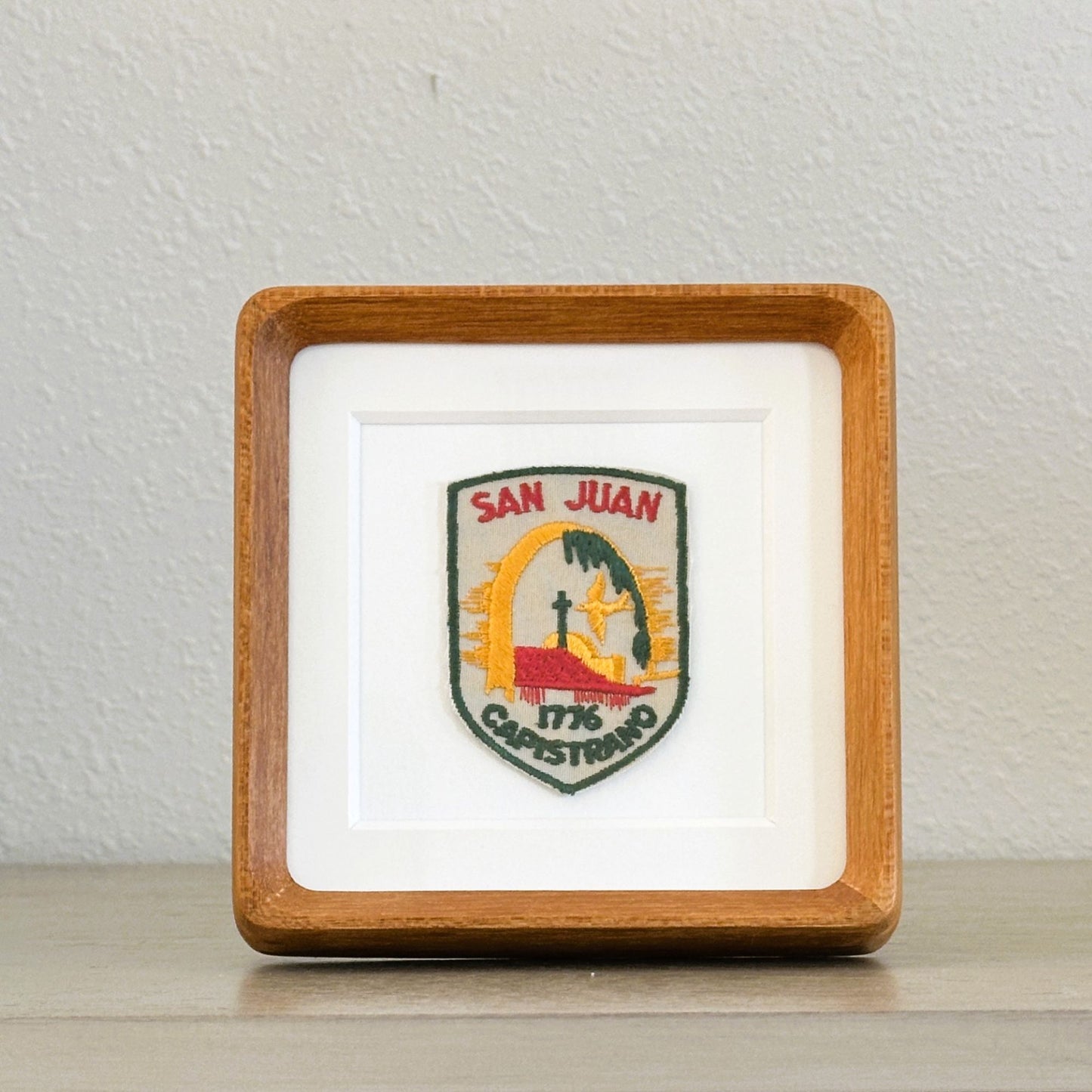 California San Juan Capistrano Vintage Framed Travel Patch