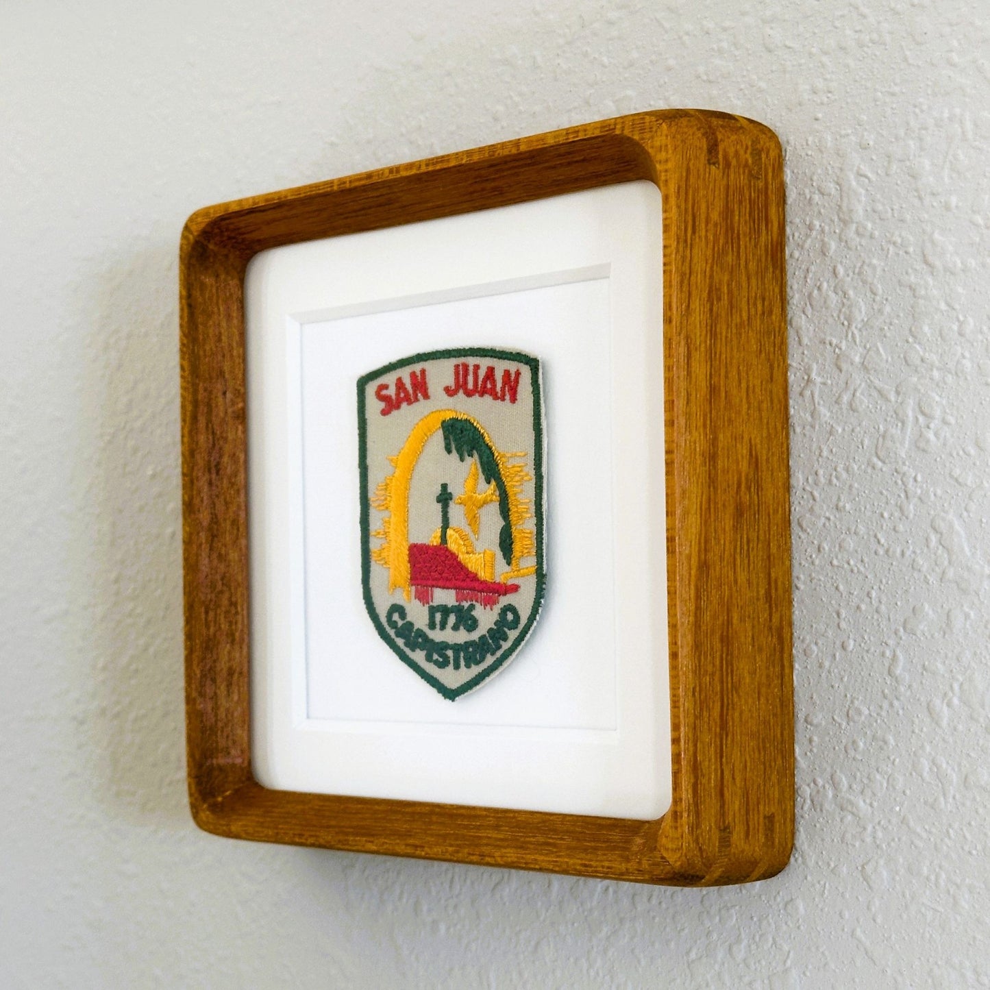 California San Juan Capistrano Vintage Framed Travel Patch