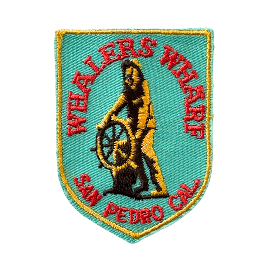 California San Pedro Old Salt Whalers Wharf Vintage Patch