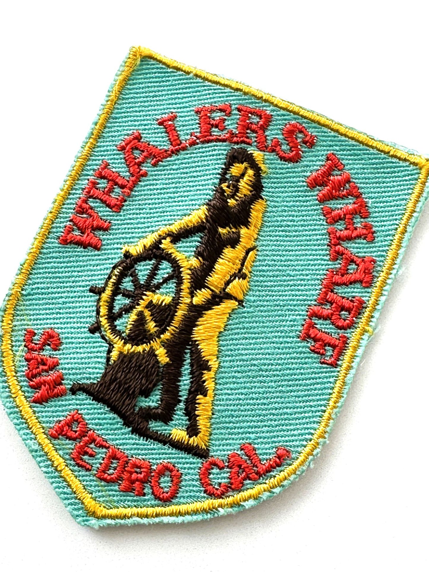 California San Pedro Old Salt Whalers Wharf Vintage Patch