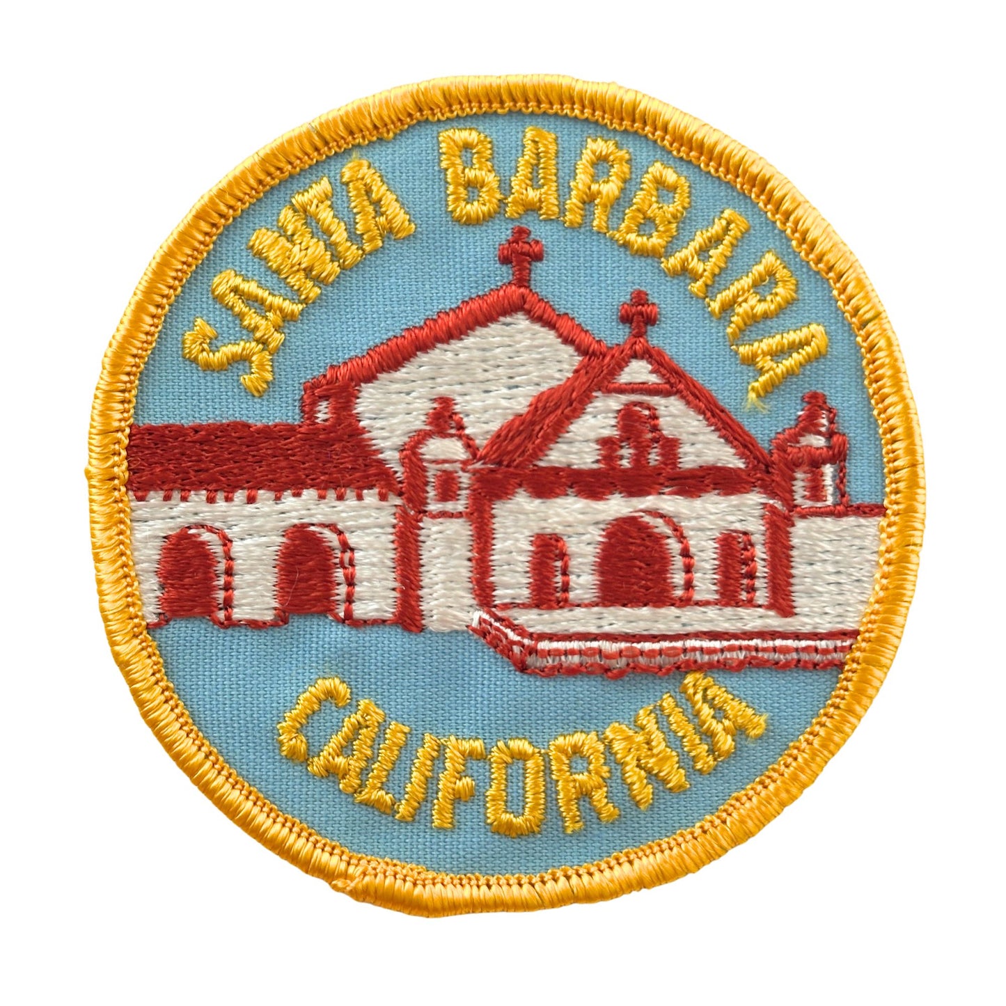 California Santa Barbara Retro Vintage Patch
