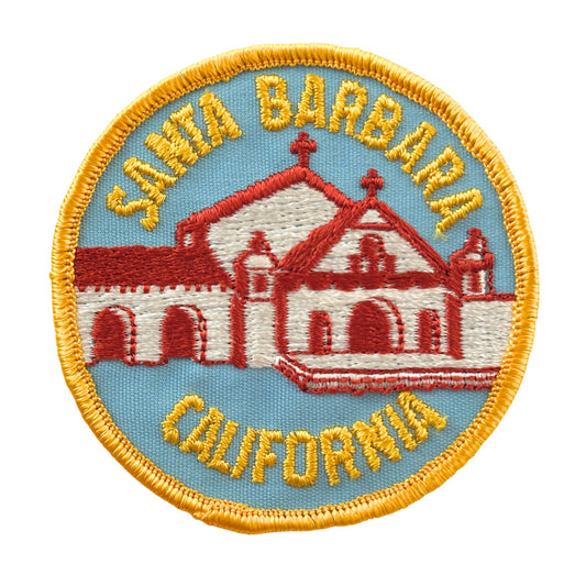 California Santa Barbara Retro Vintage Patch
