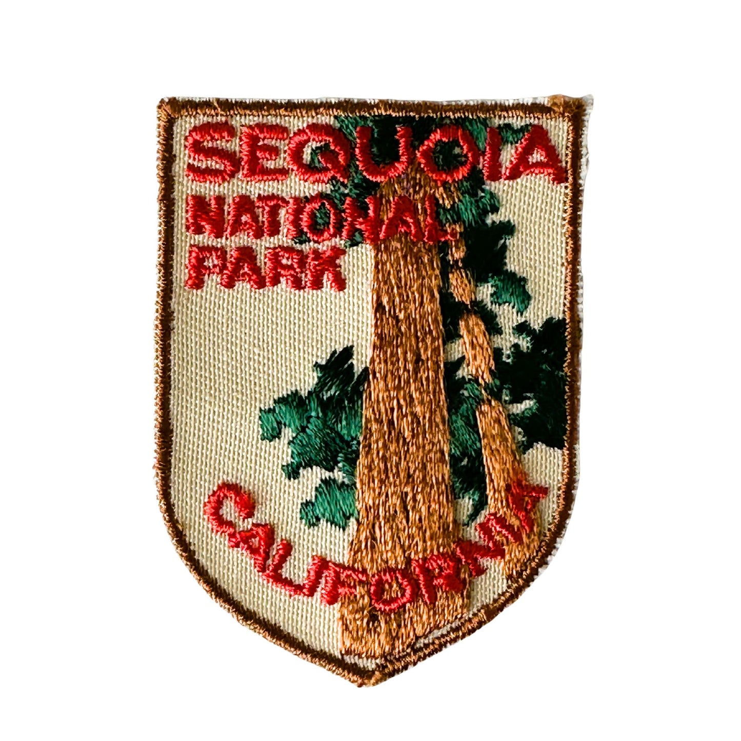 California Sequoia National Park Vintage Patch