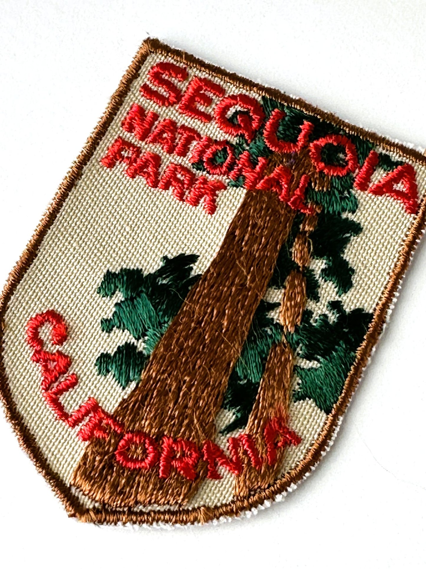 California Sequoia National Park Vintage Patch