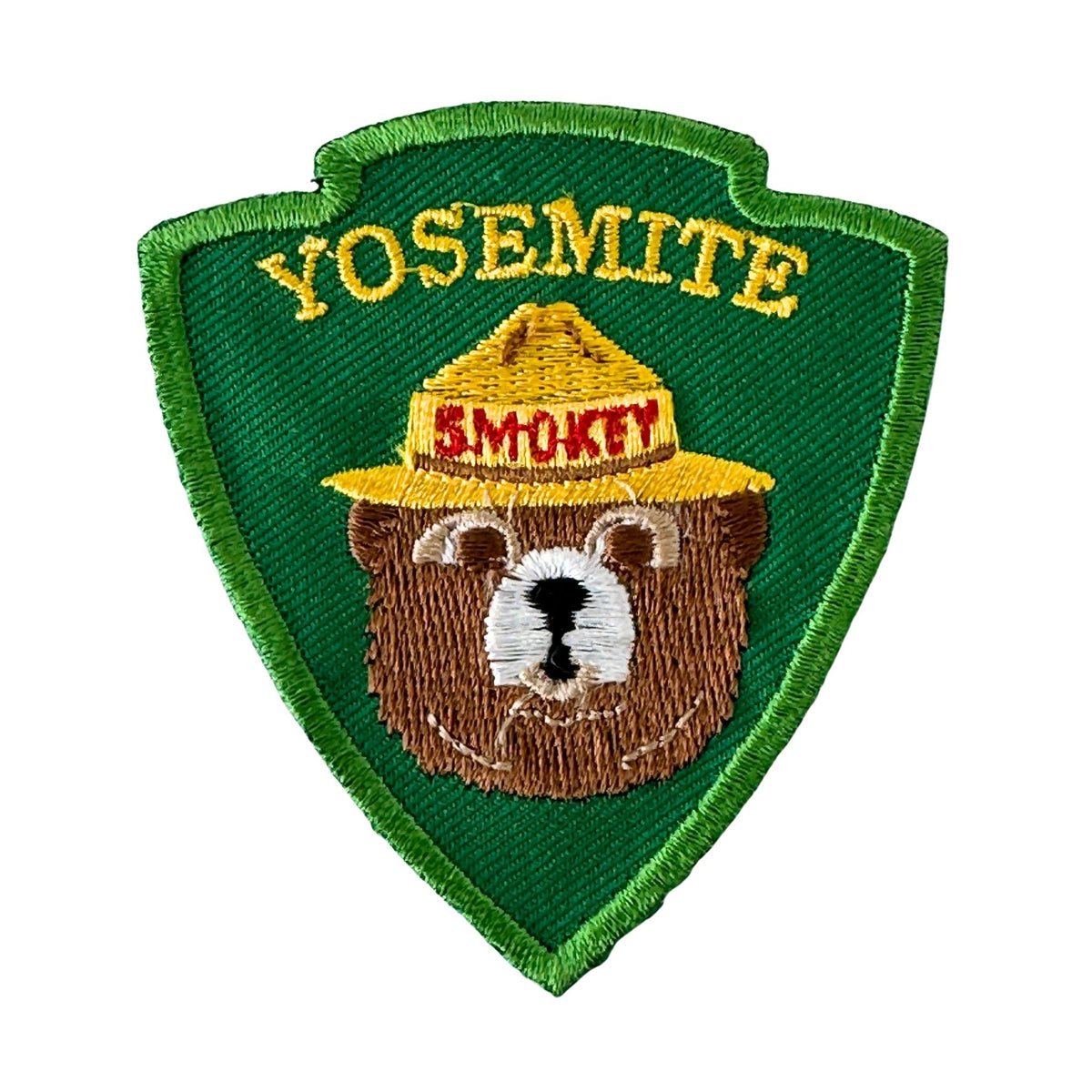 California Yosemite National Park Arrowhead Smokey the Bear Vintage Patch