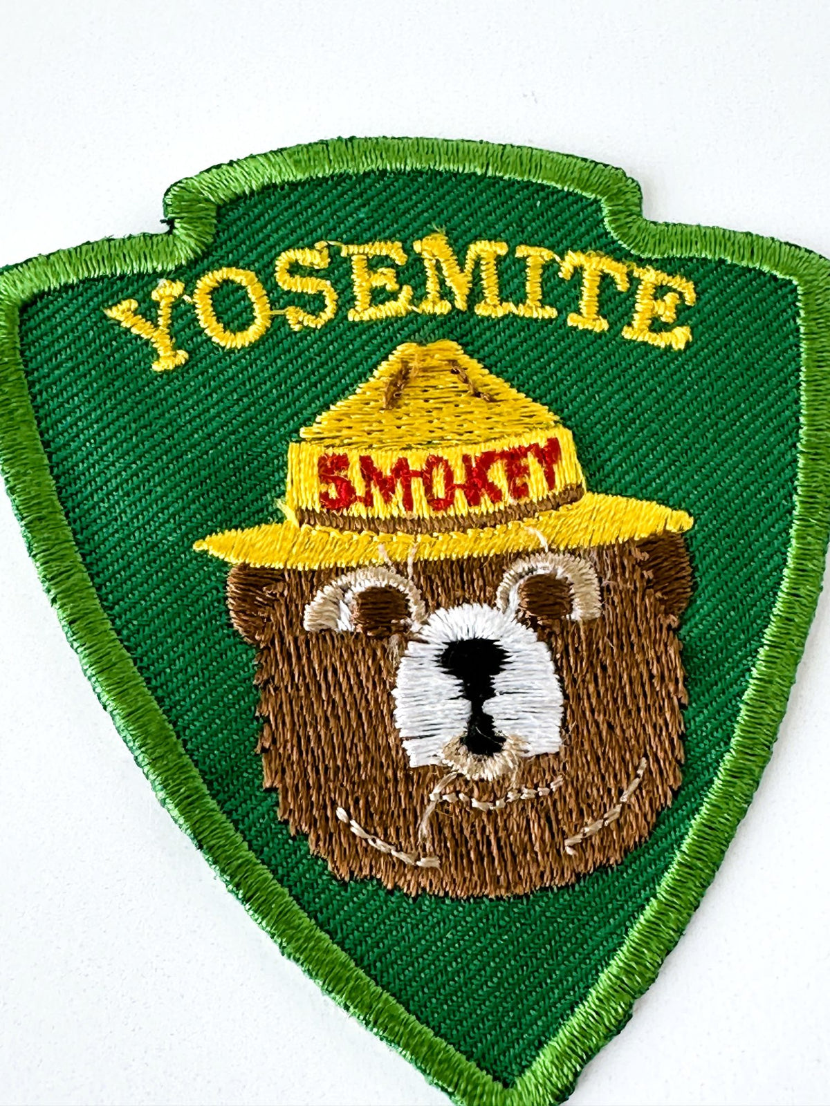 California Yosemite National Park Arrowhead Smokey the Bear Vintage Patch
