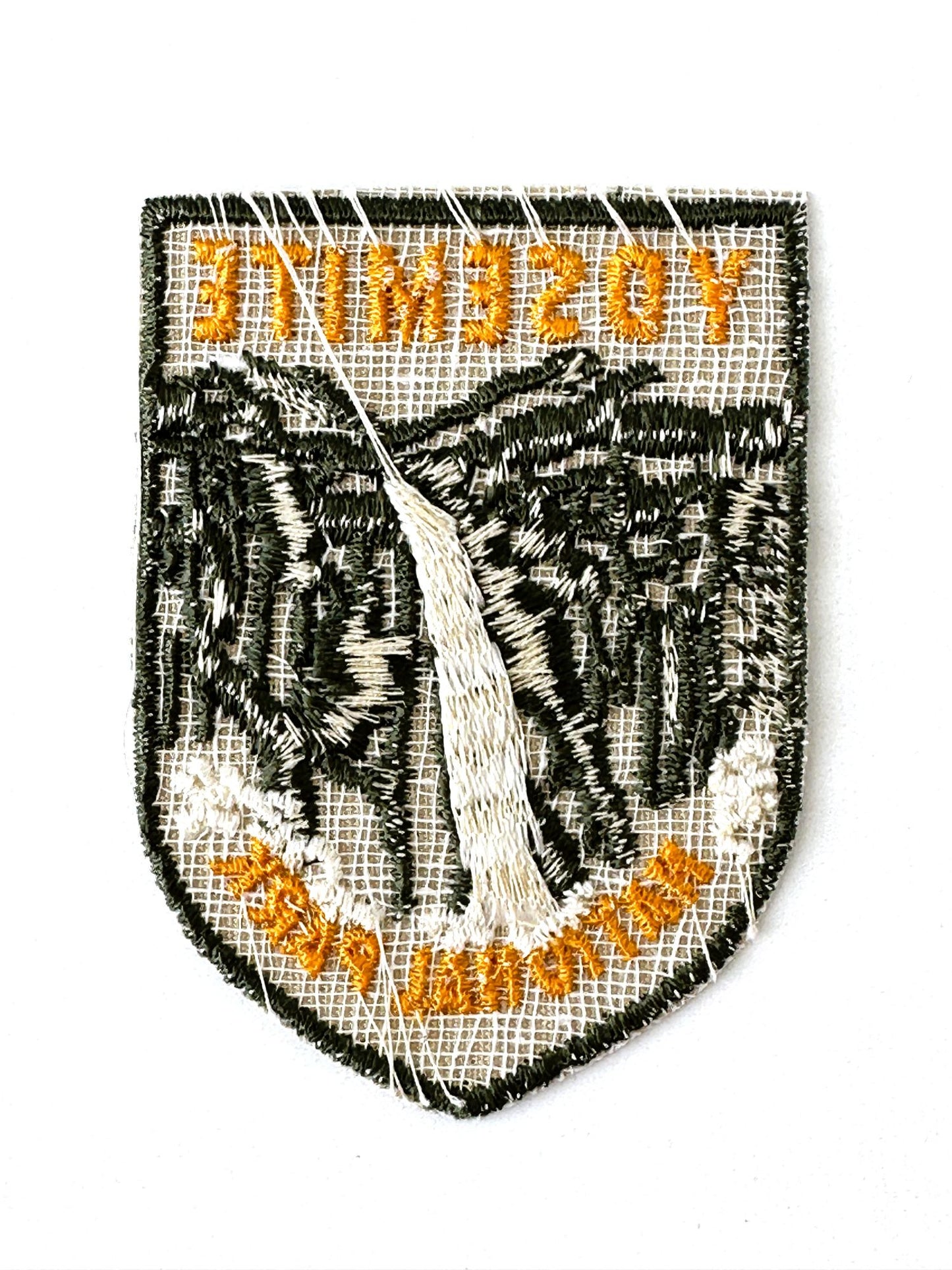 California Yosemite National Park Water Fall Vintage Patch