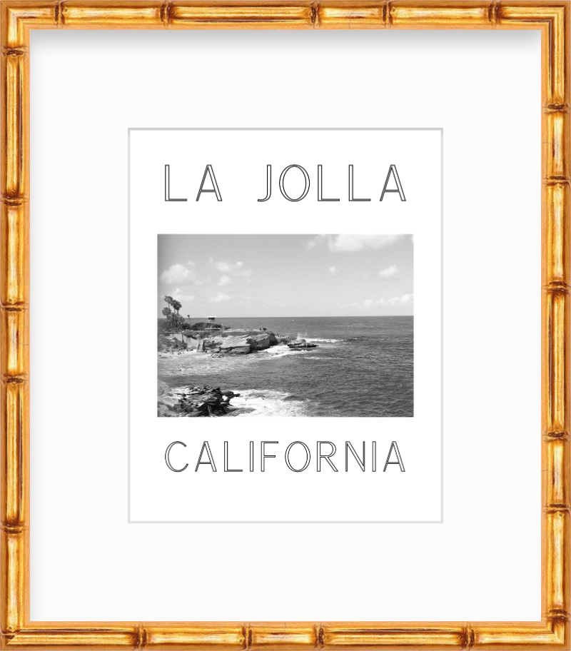 California La Jolla Cove Giclee Travel Print