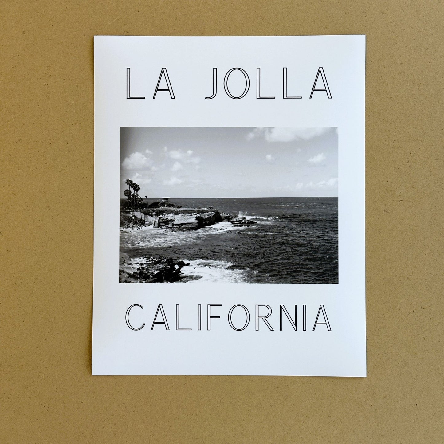 California La Jolla Cove Giclee Travel Print