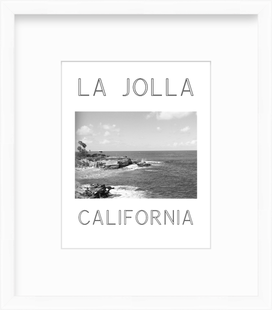California La Jolla Cove Giclee Travel Print