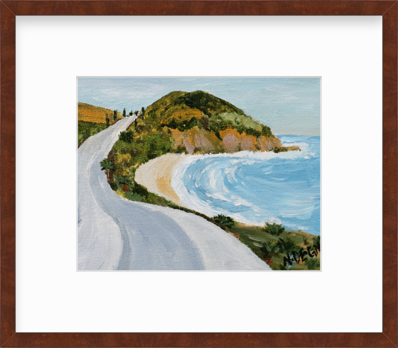 California Pacific Coast Highway Giclee Art Print