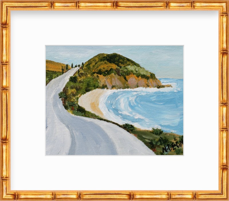 California Pacific Coast Highway Giclee Art Print