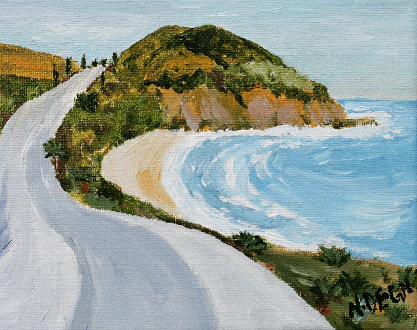 California Pacific Coast Highway Giclee Art Print