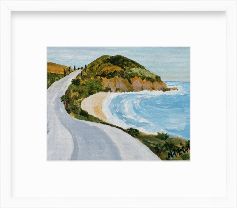 California Pacific Coast Highway Giclee Art Print