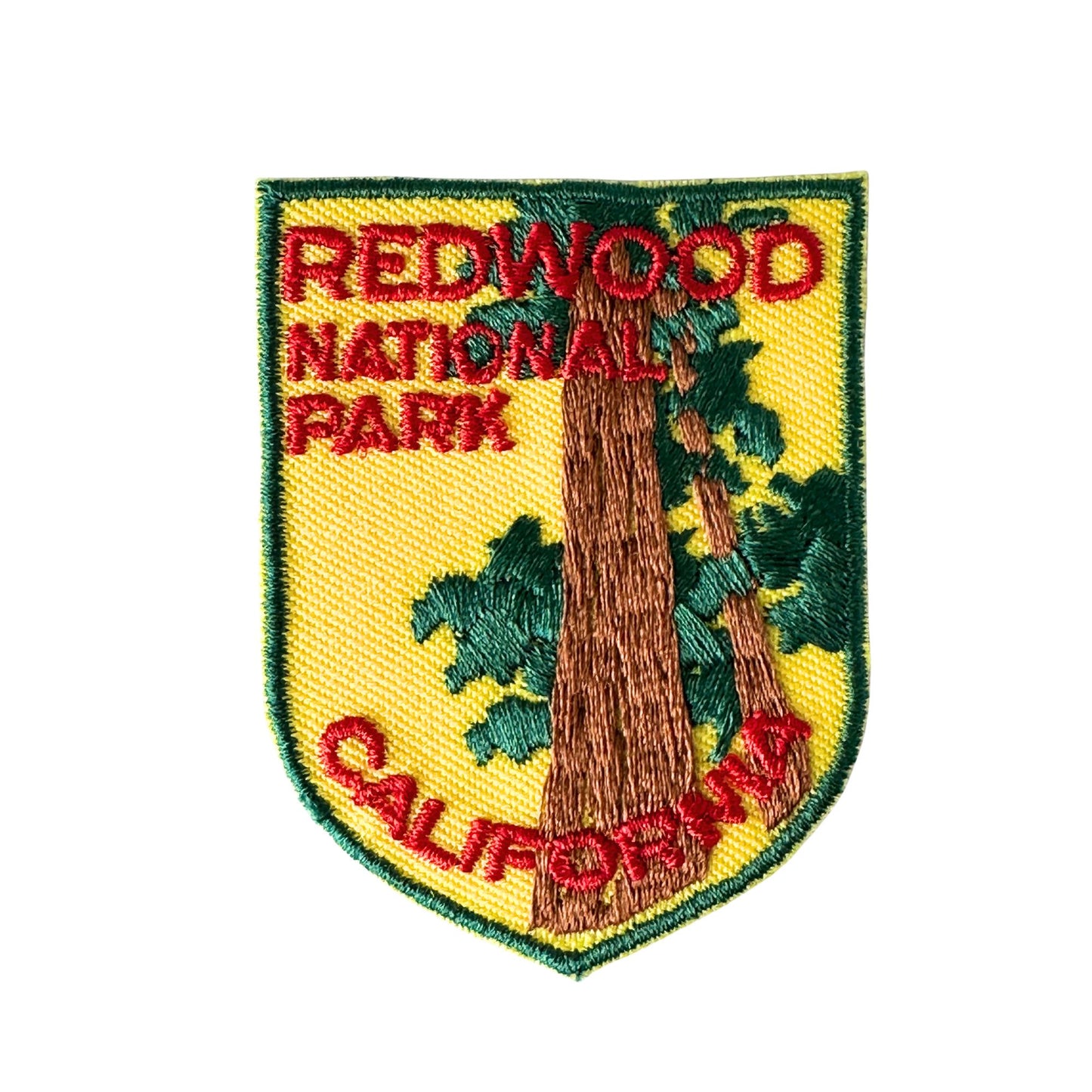 California Redwoods National Park Vintage Patch