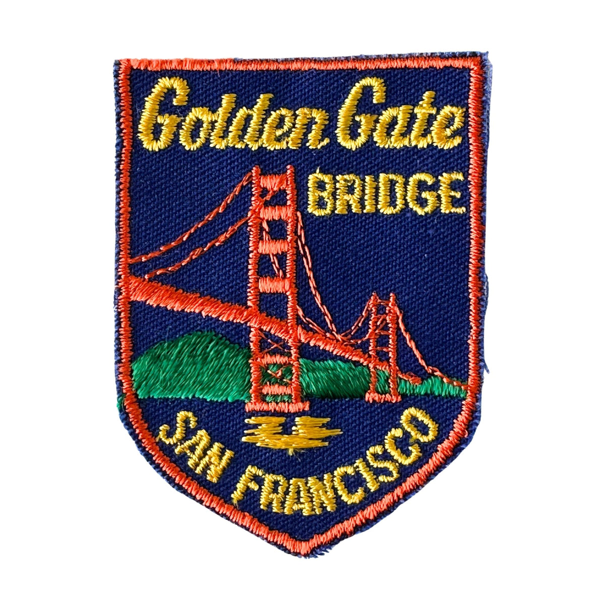 California San Francisco Golden Gate Bridge Vintage Patch