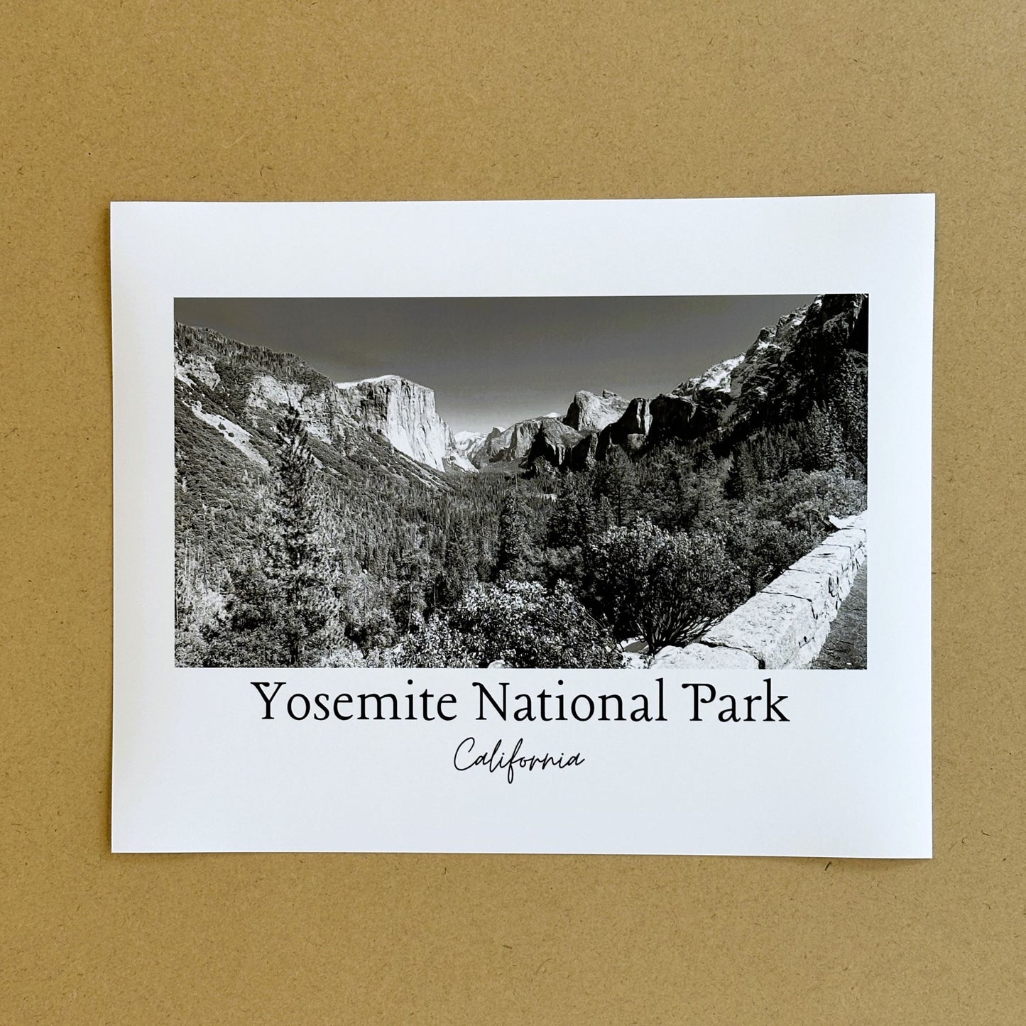 California Yosemite National Park Giclee Travel Print
