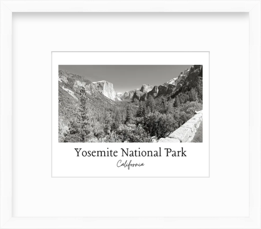 California Yosemite National Park Giclee Travel Print