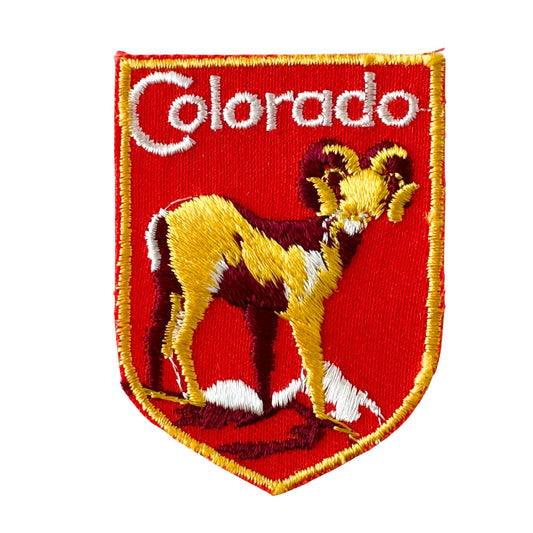 Colorado Rocky Mountain Big Horn Sheep Vintage Patch