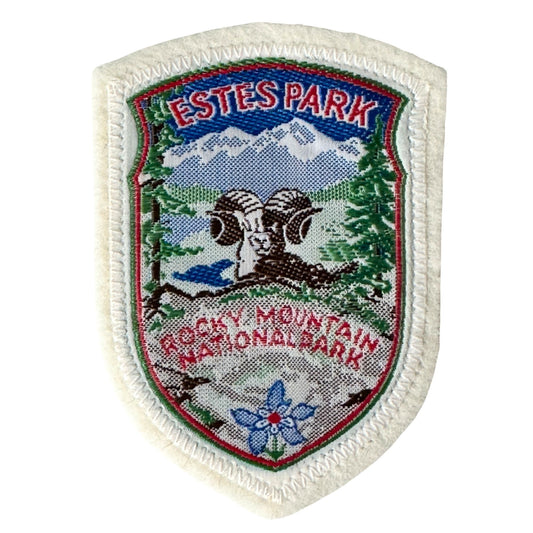 Colorado Rocky Mountain National Park Estes Park Old Vintage Patch