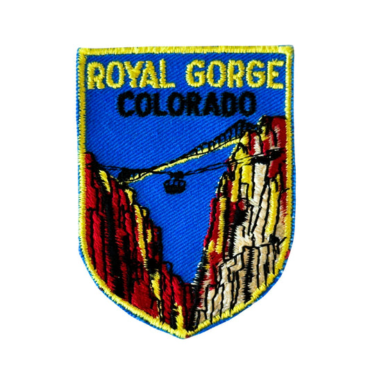 Colorado Royal Gorge Blue Vintage Patch