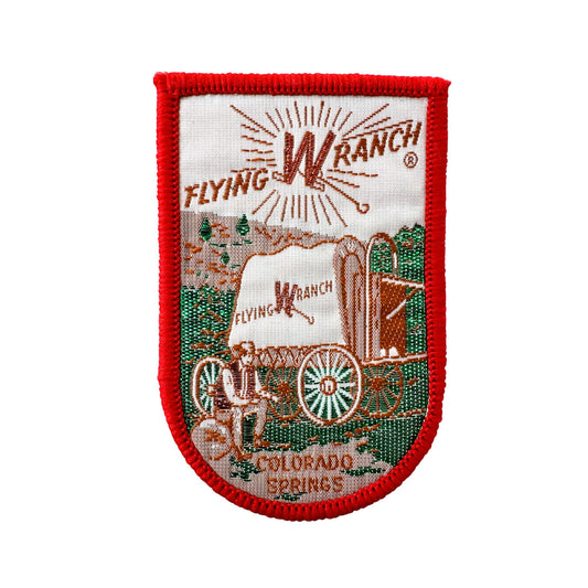 Colorado Springs Flying W Ranch Vintage Patch