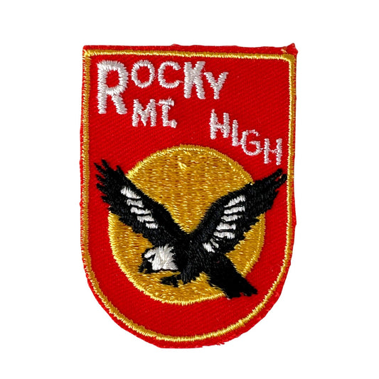 Colorado Rocky Mt. High Red Vintage Patch