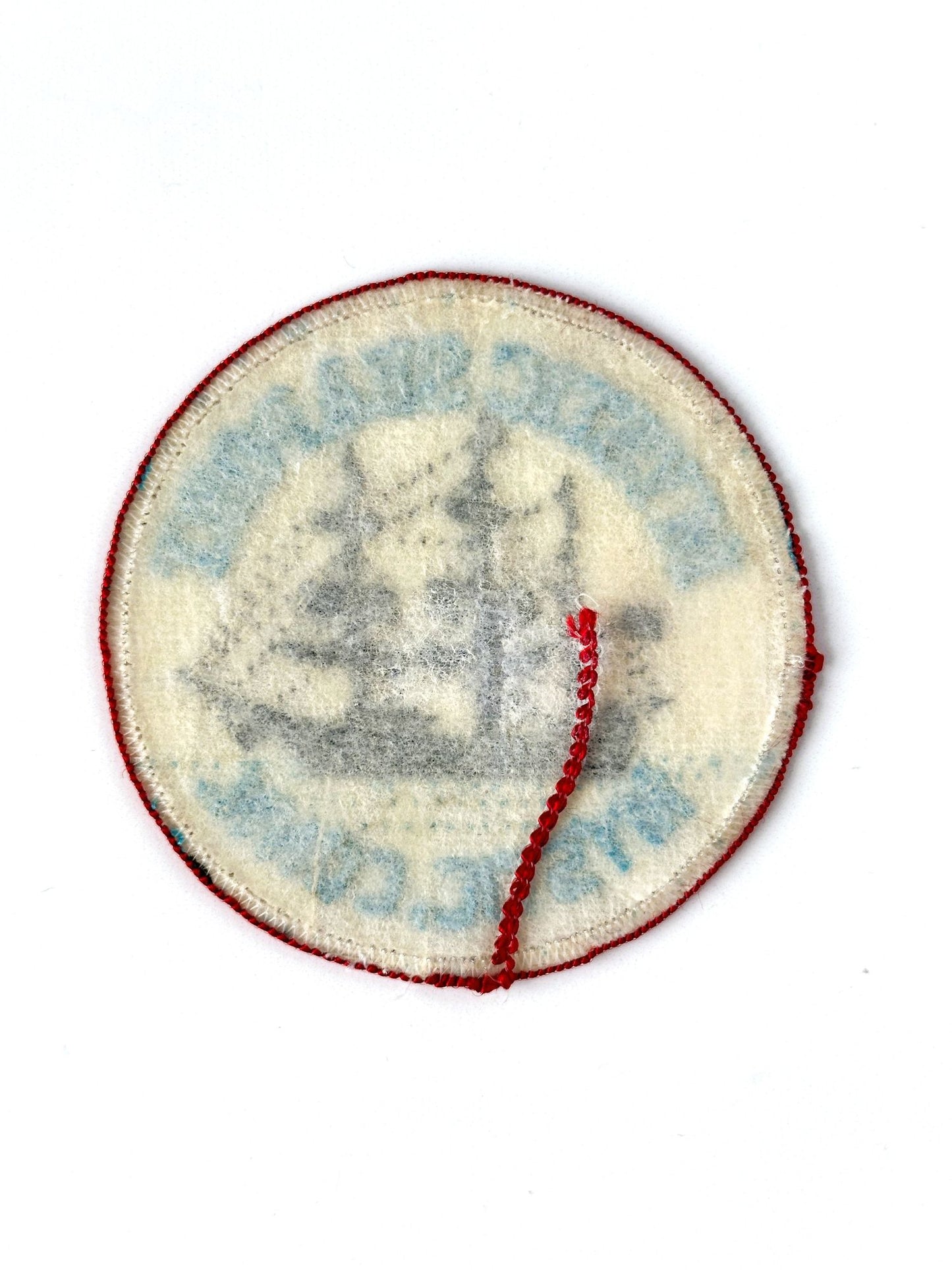 Connecticut Mystic Seaport Tall Ship Large Vintage Patch