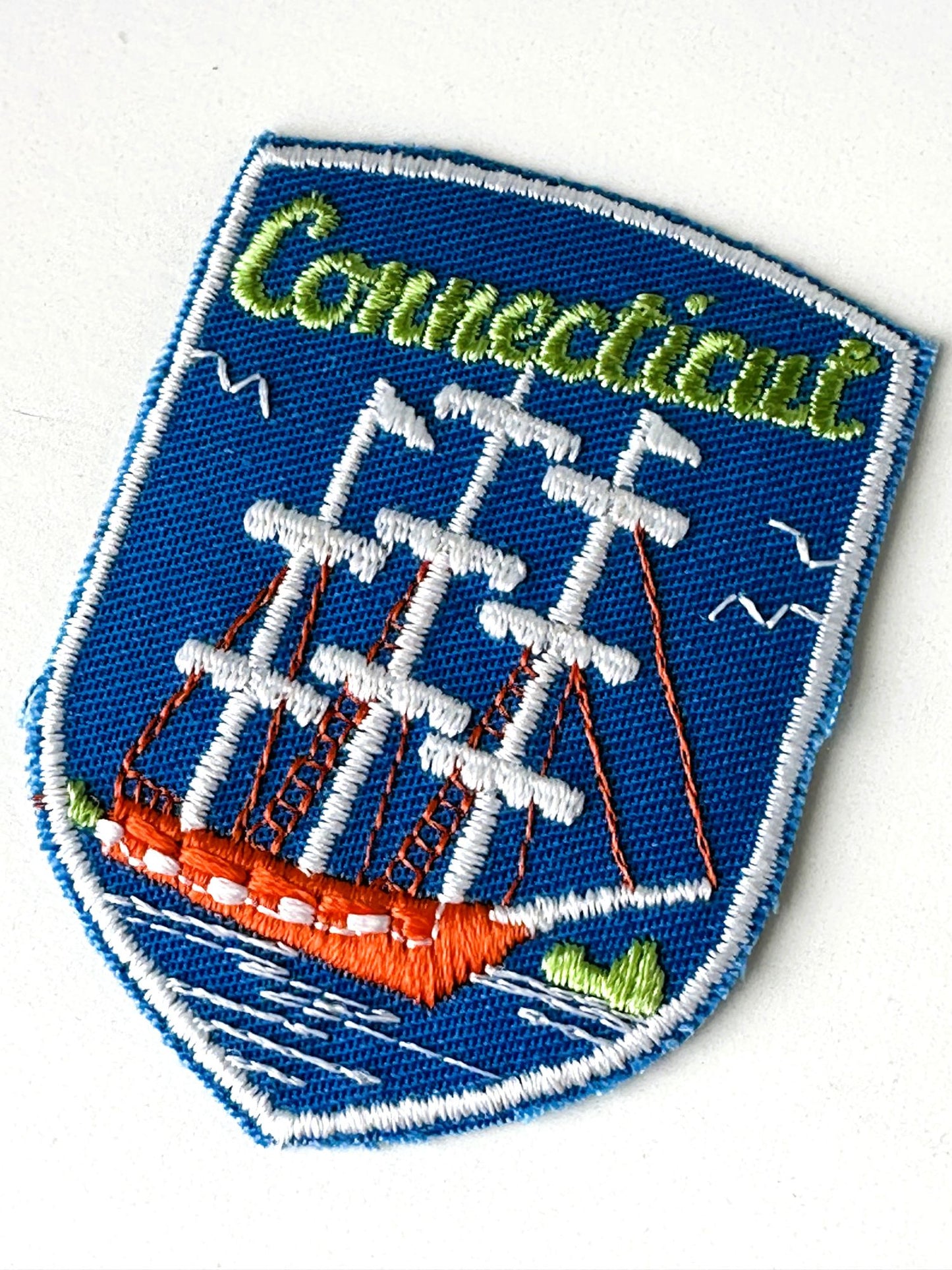 Connecticut Tall Ship Vintage Patch
