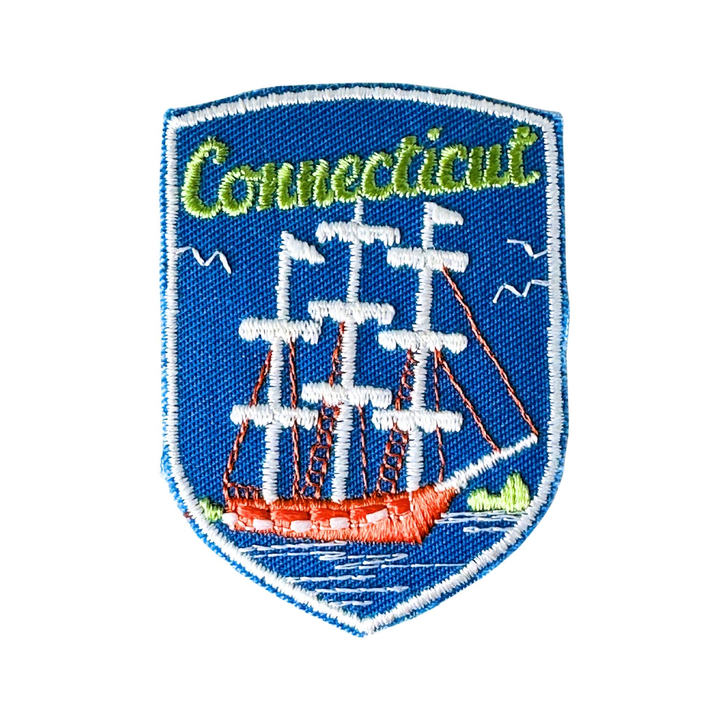Connecticut Tall Ship Vintage Patch