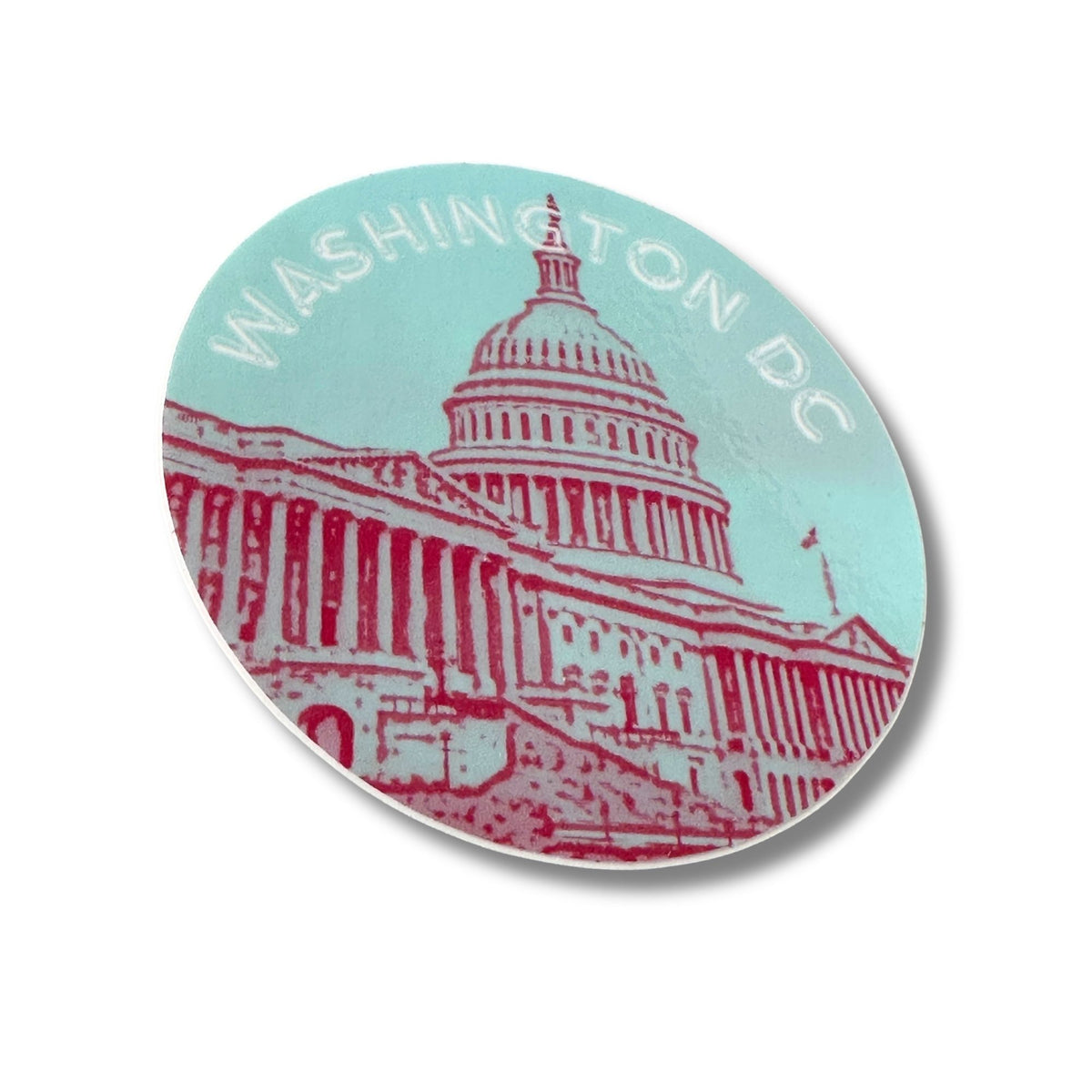 DC Washington Capitol Weatherproof Sticker