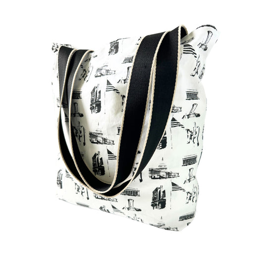 DC Washington DC Pattern by Nikki Degn Tote bag