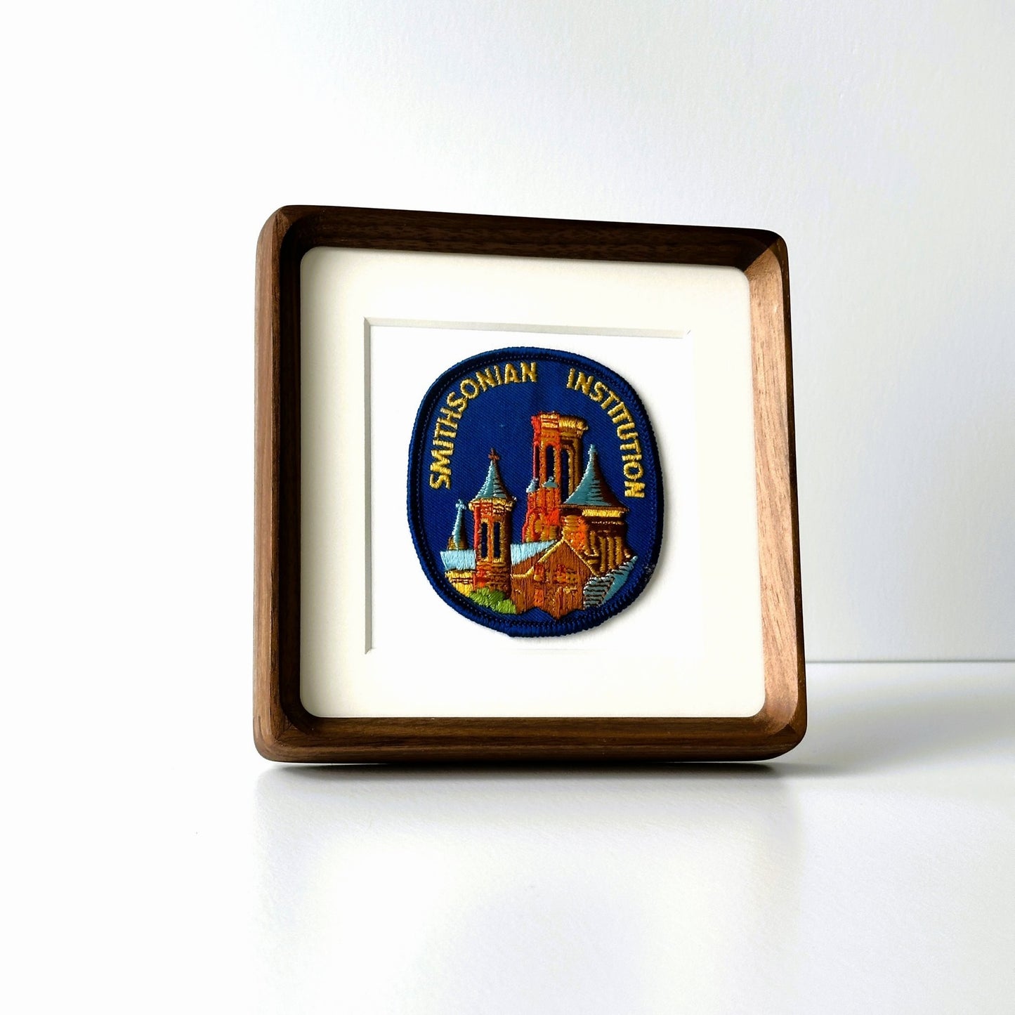 DC Washington Smithsonian National Mall Framed Vintage Travel Patch
